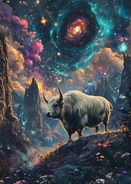 Byson and Nature Cosmic neon