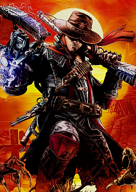 Evil West Game Poster
