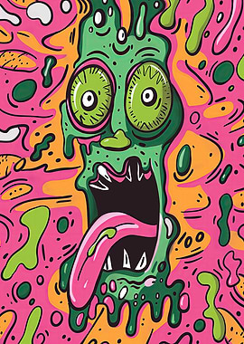 Comic Modern Art Slime