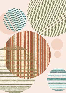 Midcentury Modern Abstract Geometric Art