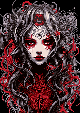 Cyberpunk Woman Portrait