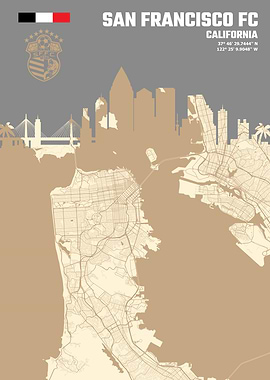 American football San Francisco F.c California