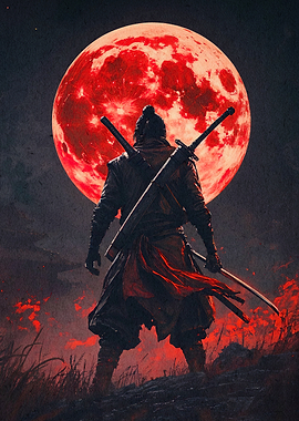 Samurai Blood Moon
