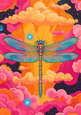 Psychedelic Dragonfly