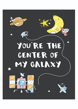 Space Galaxy Love Quote