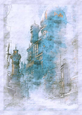 Steampunk Cityscape