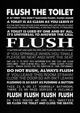 Funny WC - Flush The Toilet