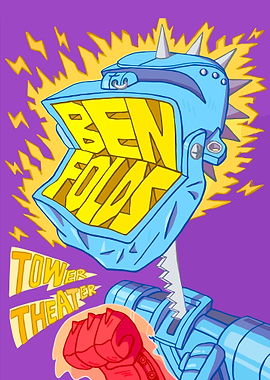 Ben Folds Robot Poster