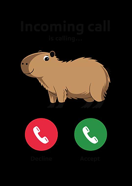 Capybara Incoming Call