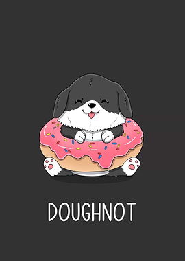 Cute Dog Donut