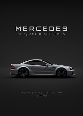 2009 Mercedes-Benz SL 65 AMG Black Series - Grey - Specs