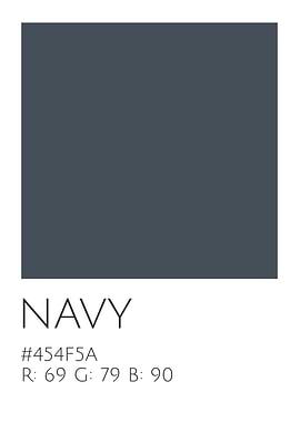 Navy Color Palette