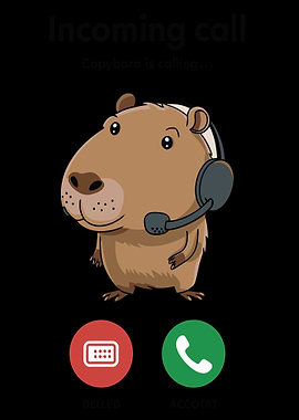 Capybara Incoming Call