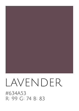 Lavender Color Palette