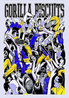 Gorilla Biscuits Concert Poster