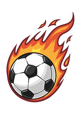 Soccer Ball Fire