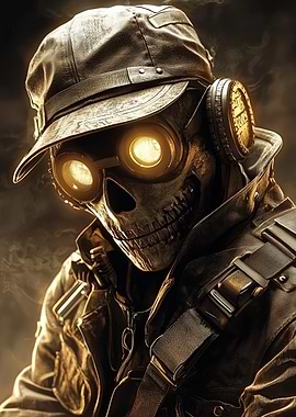 Skeleton Soldier with Goggles