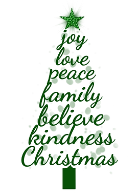 Christmas Tree Words