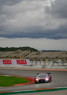 AudiR8 GT3 Storm - Race Car on Track