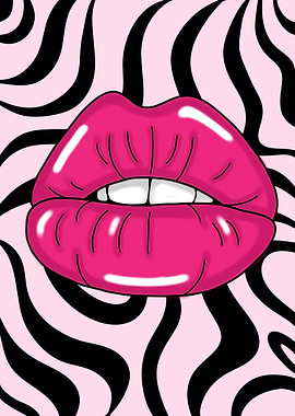 Pop Art lips