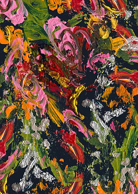 Abstract Acrylic Painting