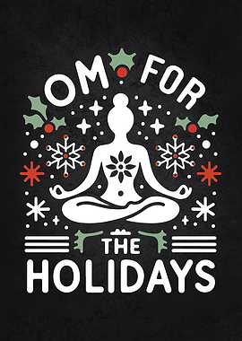 Yoga Christmas Om for the