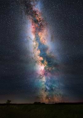 Milky Way Night Sky