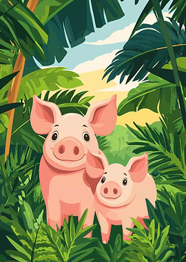 Pigs in the Jungle