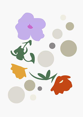 Floral Harmony in Soft Tones