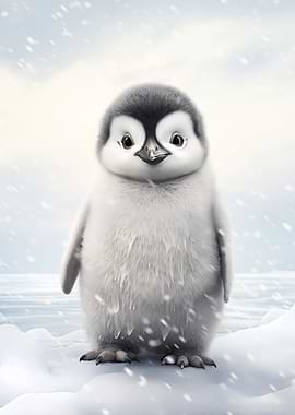 Cute Penguin Chick