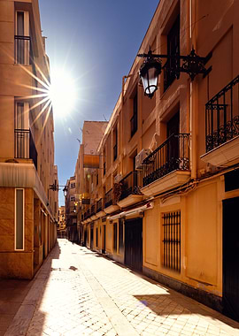 Sunny Spanish Alleyway