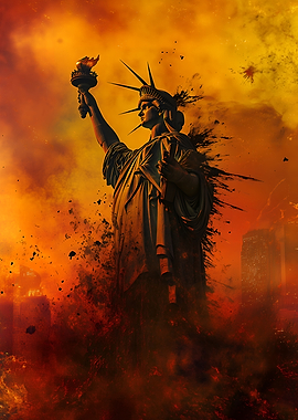 Statue of Liberty in Hell