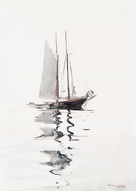 Sailboat Watercolor