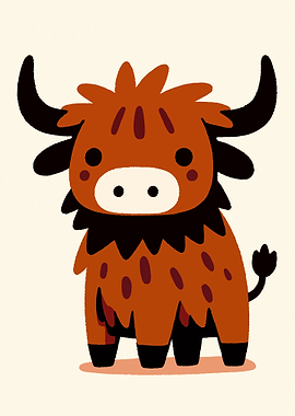 Cute Highland Cow