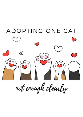 Cat Paw Print Design