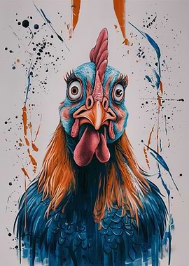 Surprised Rooster