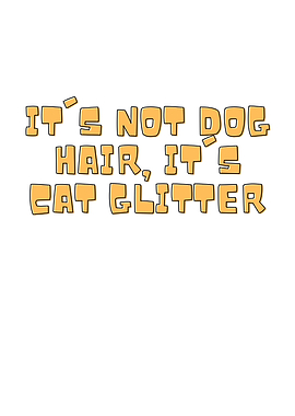 Cat Glitter Quote