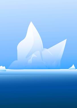 Iceberg in Blue