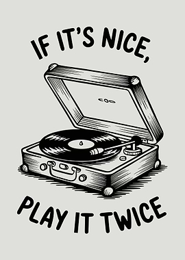 Vintage Record Player Quote