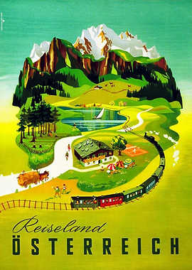 Austria Travel Poster