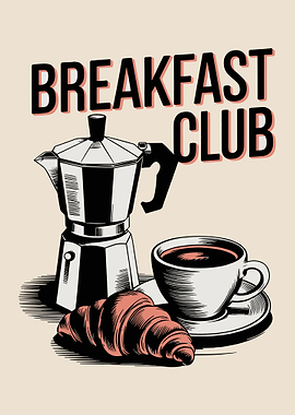 Breakfast Club Coffee & Croissant