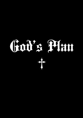 God's Plan Goth Font Cross