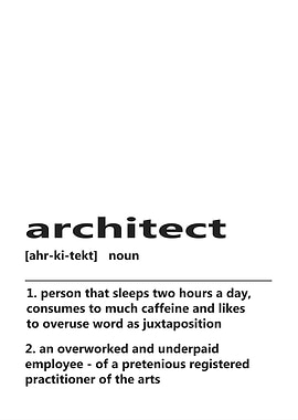 Architect Definition Print