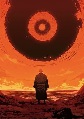 Gazing upwards to oblivion.