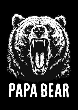 Papa Bear Illustration