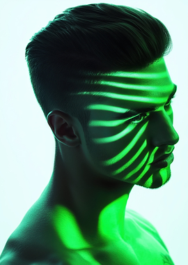 Green Light Portrait