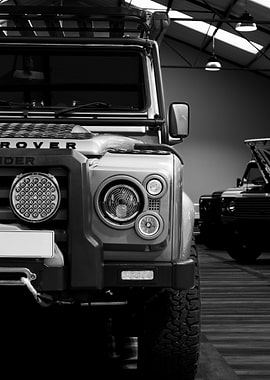 Land Rover Defender Front View
