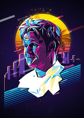 Gordon Ramsay 80s Retro Art