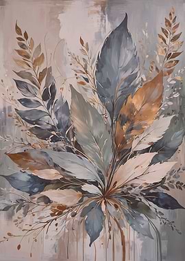 Abstract Floral Painting