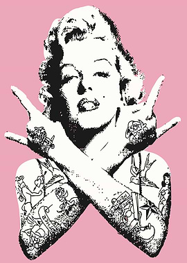 Marilyn Monroe Tattoo Art